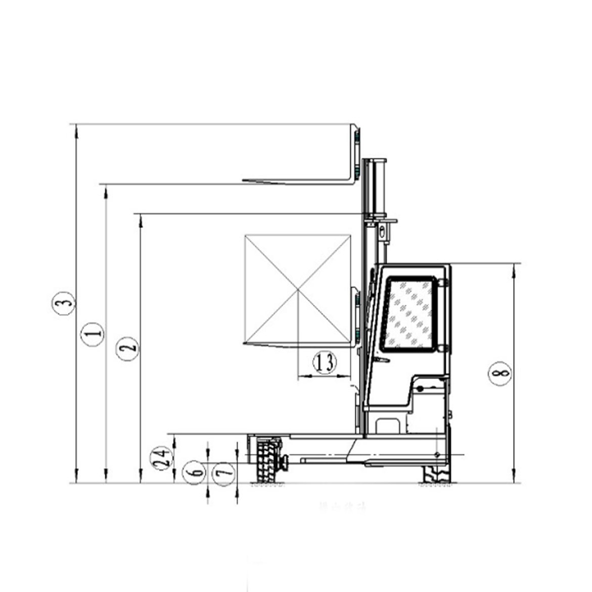 Многоходовый погрузчик JAC FDR35