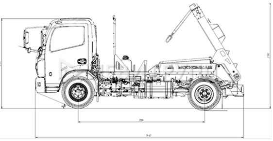 DONGFENG Z80S Бункеровоз / Мультилифт