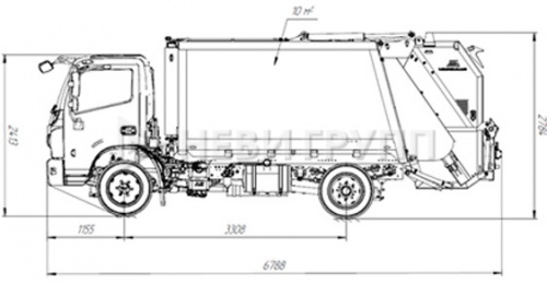 DONGFENG C120T Мусоровоз