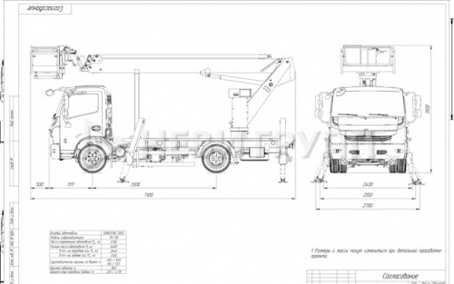 DONGFENG Z80S Автогидроподъемник (АГП)