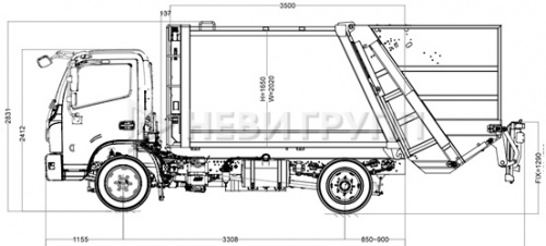 DONGFENG C120T Мусоровоз